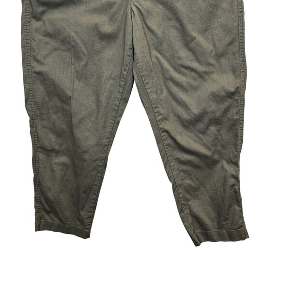 Uniqlo Women's XL Drawstring Relaxed Athleisure Green Ankle Pants - Picture 3 of 13